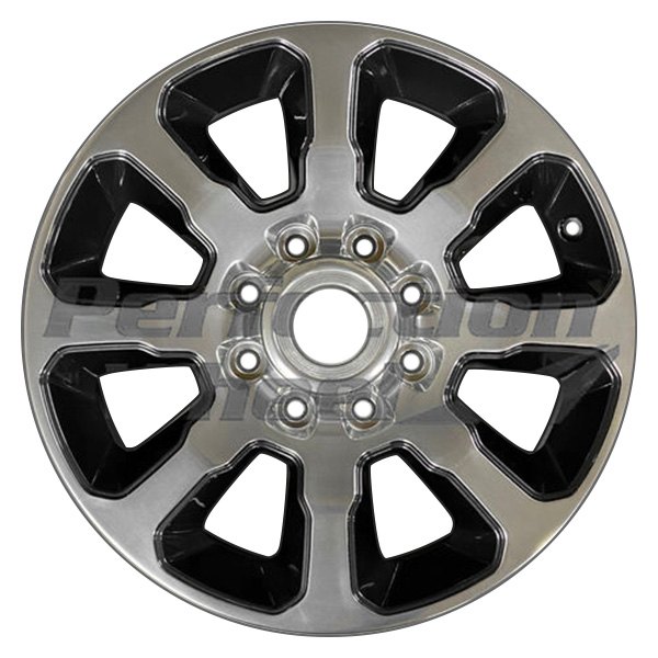 Perfection Wheel® - 20 x 8 8 I-Spoke Charcoal Black Base Polish Alloy Factory Wheel (Refinished)