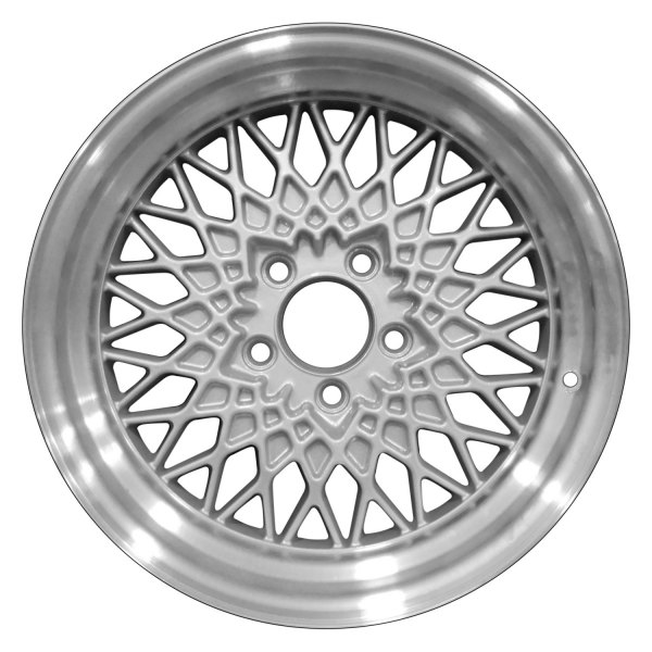 Perfection Wheel® - 16 x 7 40 Spider-Spoke Medium Sparkle Silver Flange Cut Alloy Factory Wheel (Refinished)