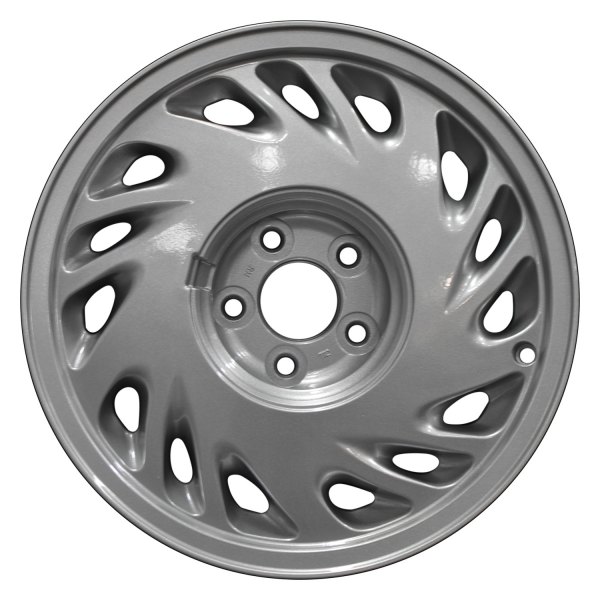 Perfection Wheel® - 16 x 7 15-Slot Sparkle Silver Full Face Alloy Factory Wheel (Refinished)