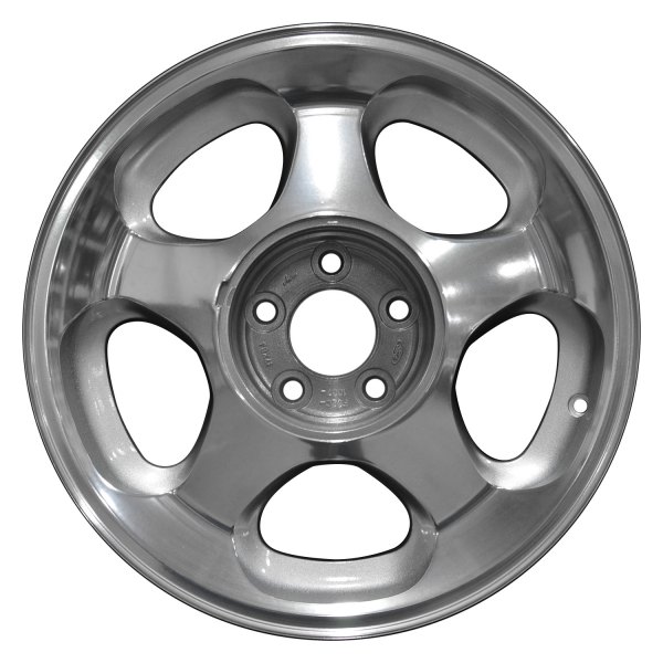 Perfection Wheel® - 17 x 8 5-Slot Sparkle Silver Polish Alloy Factory Wheel (Refinished)