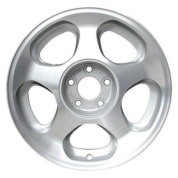 Perfection Wheel® - 17 x 8 5-Slot Sparkle Silver Full Face Alloy Factory Wheel (Refinished)