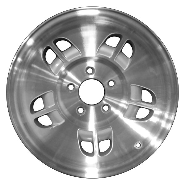 Perfection Wheel® - 15 x 7 10-Slot Fine Metallic Silver Machined Alloy Factory Wheel (Refinished)