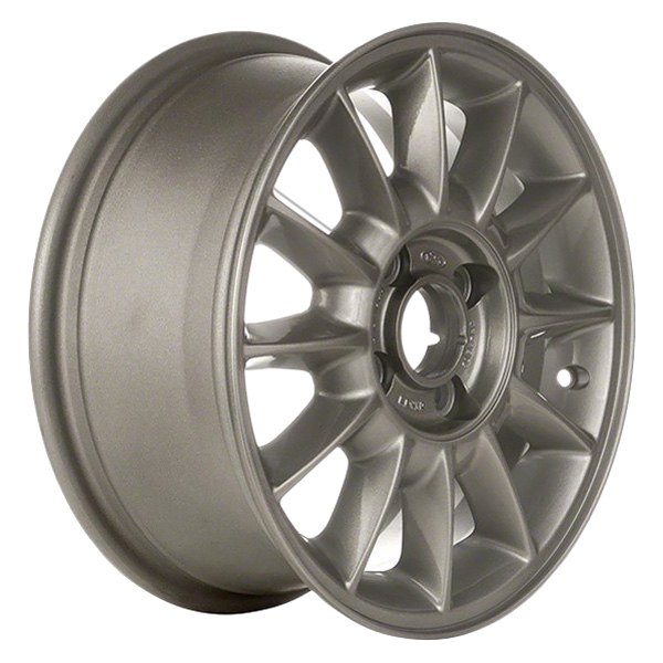Perfection Wheel® - 15 x 6.5 12 I-Spoke Sparkle Silver Full Face Alloy Factory Wheel (Refinished)