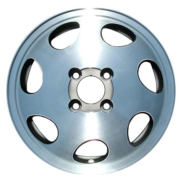 Perfection Wheel® - 15 x 6 7-Slot Medium Metallic Charcoal Machined Alloy Factory Wheel (Refinished)
