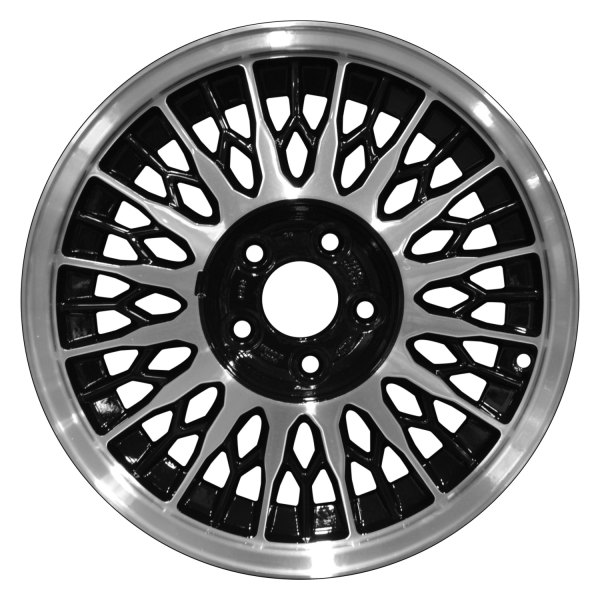 Perfection Wheel® - 16 x 7 32 Spider-Spoke Black Machined Alloy Factory Wheel (Refinished)