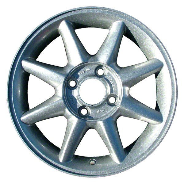 Perfection Wheel® - 15 x 6.5 8 I-Spoke Sparkle Silver Full Face Alloy Factory Wheel (Refinished)