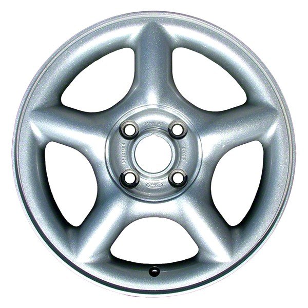 Perfection Wheel® - 16 x 6.5 5-Spoke Sparkle Silver Full Face Alloy Factory Wheel (Refinished)