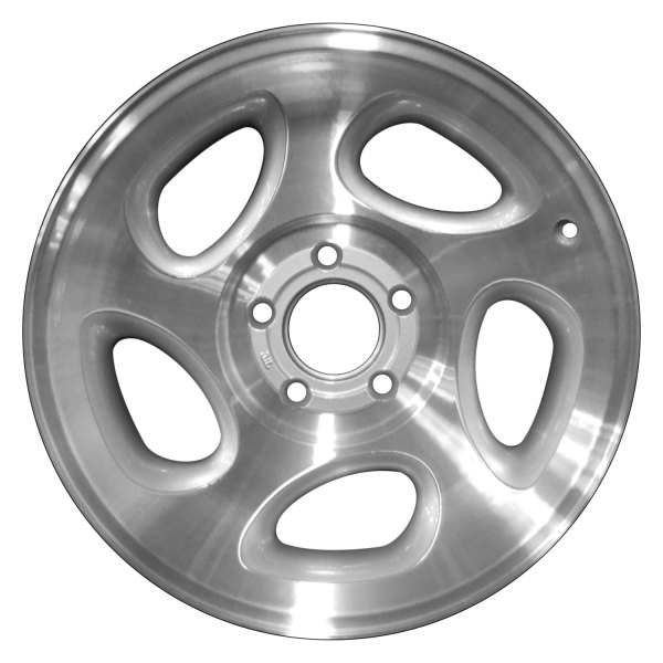 Perfection Wheel® - 16 x 7 5-Slot Sparkle Silver Machined Alloy Factory Wheel (Refinished)