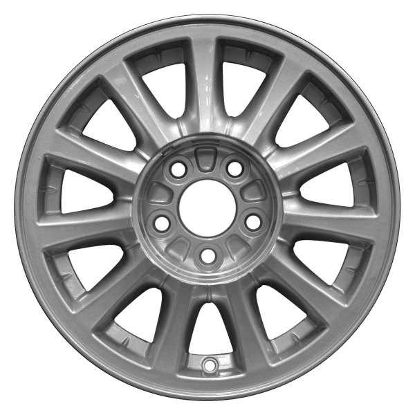 Perfection Wheel® - 15 x 6.5 11 I-Spoke Sparkle Silver Full Face Alloy Factory Wheel (Refinished)