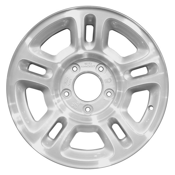 Perfection Wheel® - 16 x 7 Double 5-Spoke Sparkle Silver Machined Alloy Factory Wheel (Refinished)