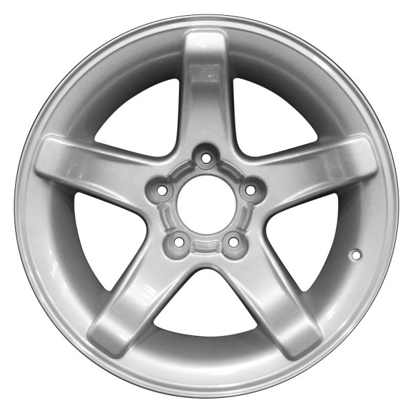 Perfection Wheel® - 18 x 9.5 5-Spoke Sparkle Silver Full Face Alloy Factory Wheel (Refinished)