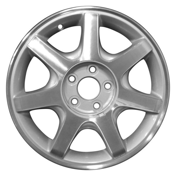 Perfection Wheel® - 16 x 6 7 I-Spoke Sparkle Silver Machined Alloy Factory Wheel (Refinished)
