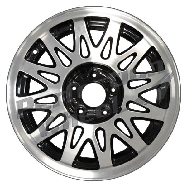 Perfection Wheel® - 16 x 7 12 V-Spoke Gloss Black Machined Alloy Factory Wheel (Refinished)
