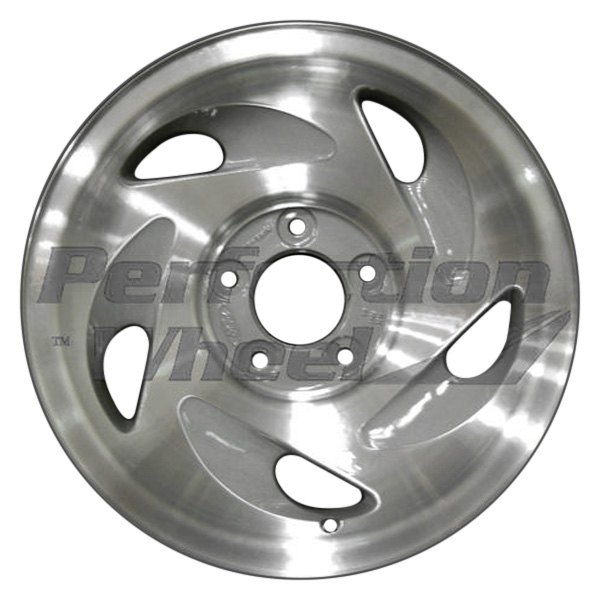 Perfection Wheel® - 17 x 7.5 5 Spiral-Spoke Light Silver Machined Textured Alloy Factory Wheel (Refinished)