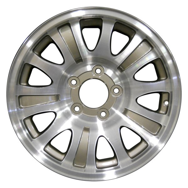 Perfection Wheel® - 17 x 7.5 10 Alternating-Spoke Arizona Beige Tan Machined Alloy Factory Wheel (Refinished)