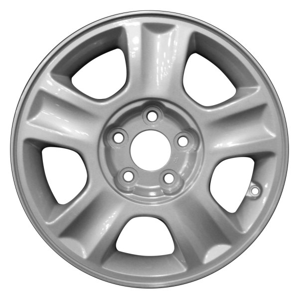 Perfection Wheel® - 16 x 7 5-Spoke Sparkle Silver Full Face Alloy Factory Wheel (Refinished)