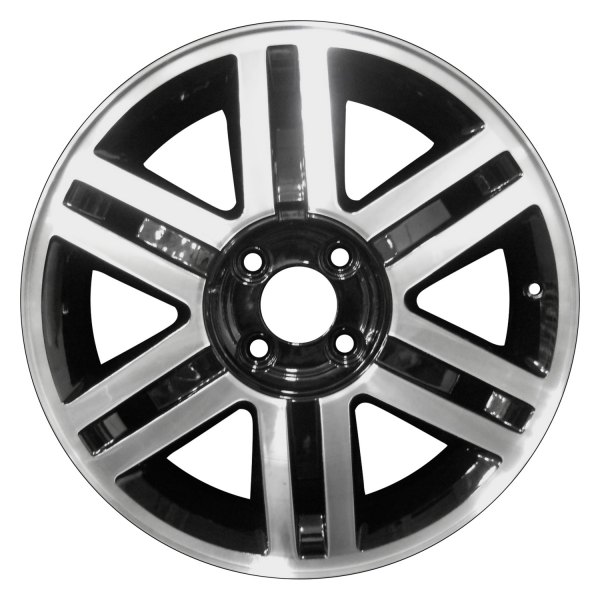 Perfection Wheel® - 17 x 6.5 6 I-Spoke Black Machined Alloy Factory Wheel (Refinished)