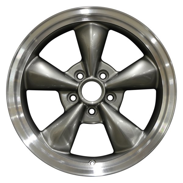 Perfection Wheel® - 17 x 8 5-Spoke Brown Metallic Charcoal Flange Cut Alloy Factory Wheel (Refinished)