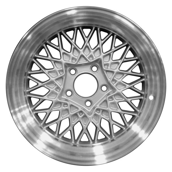 Perfection Wheel® - 16 x 7 40 Spider-Spoke Medium Sparkle Silver Flange Cut Alloy Factory Wheel (Refinished)