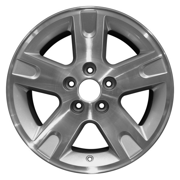Perfection Wheel® - 16 x 7 5-Spoke Medium Sparkle Silver Machined Alloy Factory Wheel (Refinished)