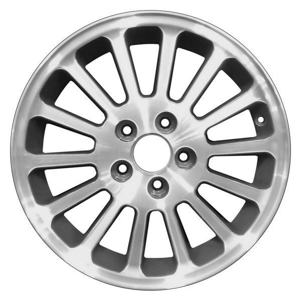 Perfection Wheel® - 16 x 6 14 I-Spoke Medium Metallic Charcoal Machined Alloy Factory Wheel (Refinished)