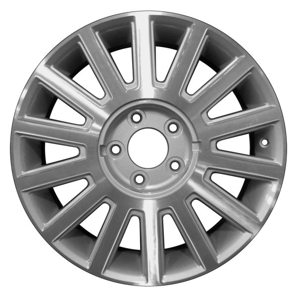 Perfection Wheel® - 17 x 7 14 I-Spoke Sparkle Silver Machined Alloy Factory Wheel (Refinished)