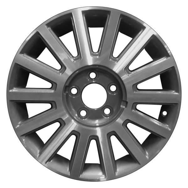 Perfection Wheel® - 17 x 7 14 I-Spoke Medium Metallic Charcoal Machined Alloy Factory Wheel (Refinished)