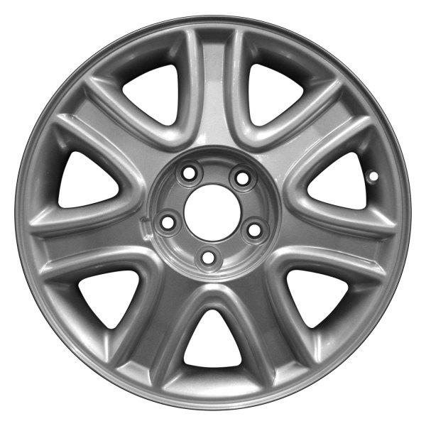 Perfection Wheel® - 17 x 7.5 7 I-Spoke Fine Sparkle Silver Full Face Alloy Factory Wheel (Refinished)
