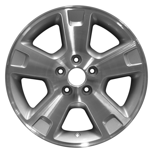 Perfection Wheel® - 17 x 7.5 5-Spoke Medium Sparkle Silver Machined Alloy Factory Wheel (Refinished)