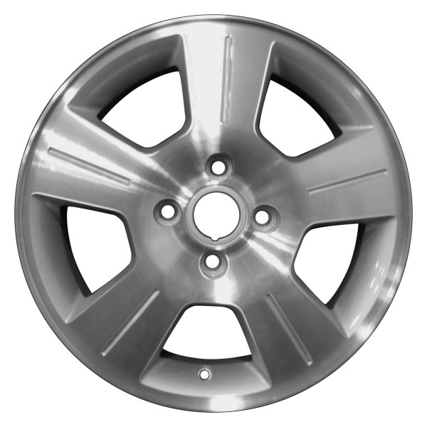 Perfection Wheel® - 16 x 6 5-Spoke Sparkle Silver Machined Alloy Factory Wheel (Refinished)