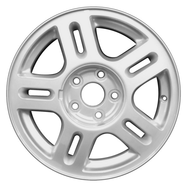 Perfection Wheel® - 16 x 6.5 Double 5-Spoke Sparkle Silver Full Face Alloy Factory Wheel (Refinished)
