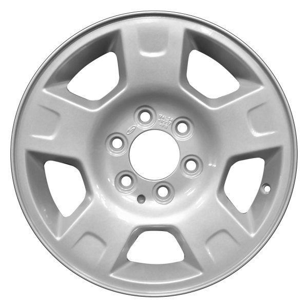 Perfection Wheel® - 17 x 7.5 5-Spoke Sparkle Silver Full Face Alloy Factory Wheel (Refinished)
