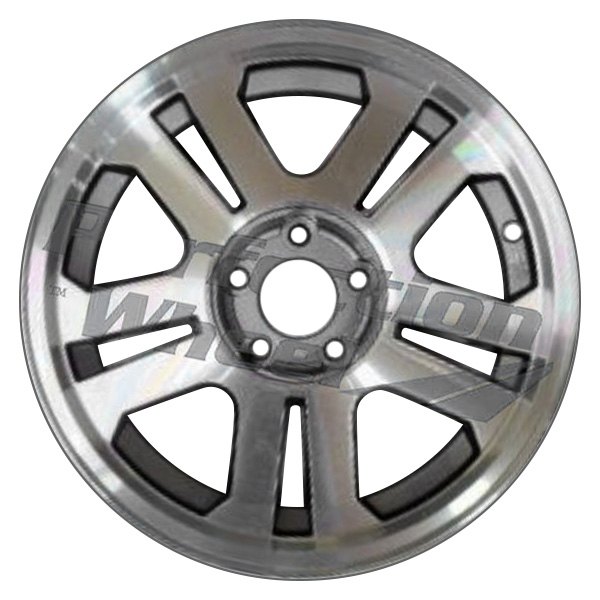 Perfection Wheel® - 17 x 8 Double 5-Spoke Medium Metallic Charcoal Machined Alloy Factory Wheel (Refinished)