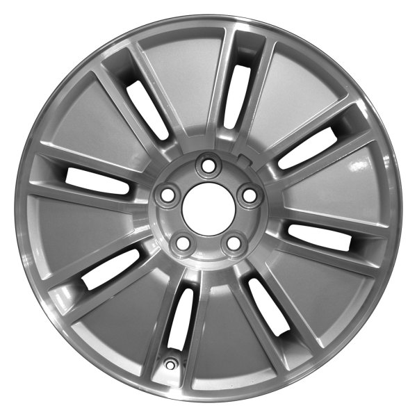 Perfection Wheel® - 18 x 7.5 8-Slot Medium Sparkle Silver Machined Alloy Factory Wheel (Refinished)