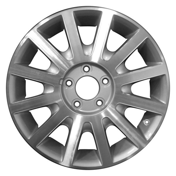 Perfection Wheel® - 17 x 7 12 I-Spoke Medium Sparkle Silver Machined Alloy Factory Wheel (Refinished)