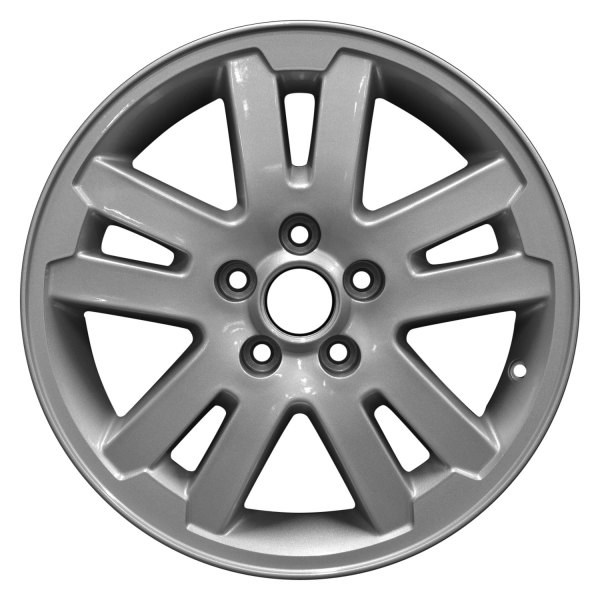 Perfection Wheel® - 17 x 7.5 Double 5-Spoke Sparkle Silver Full Face Alloy Factory Wheel (Refinished)