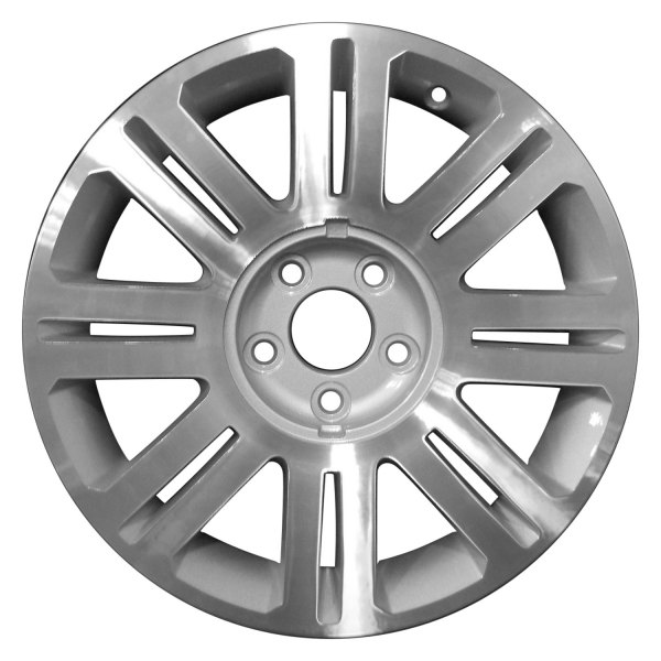 Perfection Wheel® - 17 x 7.5 8 Double I-Spoke Sparkle Silver Machined Alloy Factory Wheel (Refinished)