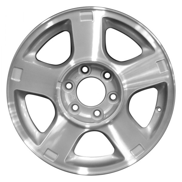 Perfection Wheel® - 17 x 8 5-Spoke Medium Sparkle Silver Machined Alloy Factory Wheel (Refinished)