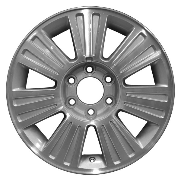 Perfection Wheel® - 18 x 8.5 7 I-Spoke Sparkle Silver Machine Texture Alloy Factory Wheel (Refinished)