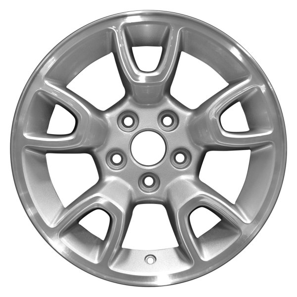 Perfection Wheel® - 16 x 7 5 Y-Spoke Bright Sparkle Silver Machine Texture Alloy Factory Wheel (Refinished)