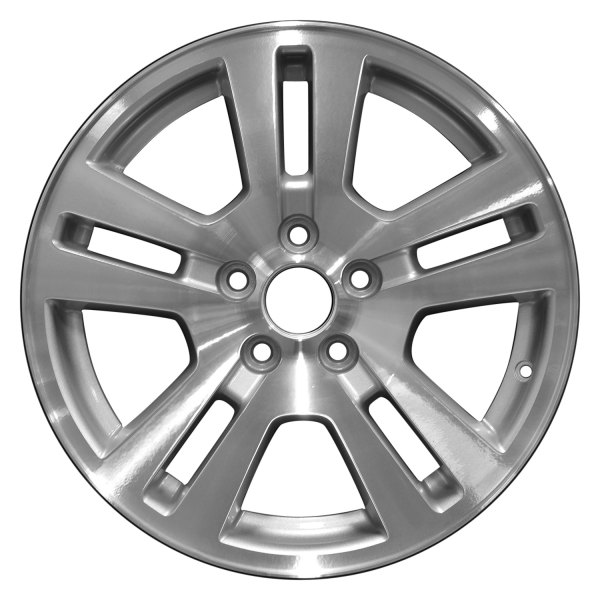 Perfection Wheel® - 17 x 7.5 Double 5-Spoke Sparkle Silver Machined Alloy Factory Wheel (Refinished)