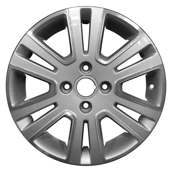 Perfection Wheel® - 16 x 6 6 V-Spoke Sparkle Silver Machined Alloy Factory Wheel (Refinished)