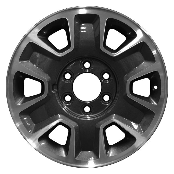 Perfection Wheel® - 17 x 7.5 6 I-Spoke Dark Sparkle Charcoal Machined Alloy Factory Wheel (Refinished)