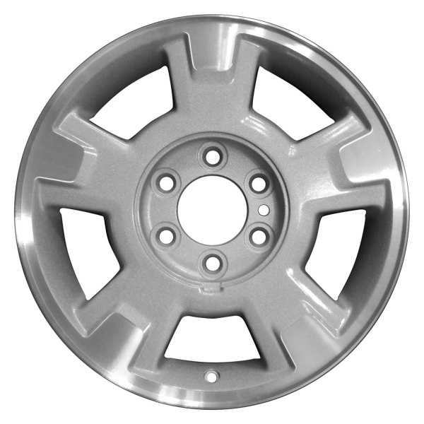 Perfection Wheel® - 17 x 7.5 5-Spoke Sparkle Silver Machine Texture Alloy Factory Wheel (Refinished)