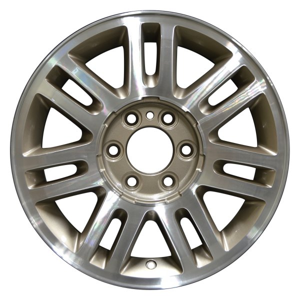 Perfection Wheel® - 18 x 7.5 7 V-Spoke Gold Machined Alloy Factory Wheel (Refinished)