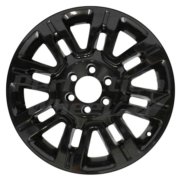 Perfection Wheel® - 20 x 8.5 8 V-Spoke Gloss Black Full Face PIB Alloy Factory Wheel (Refinished)