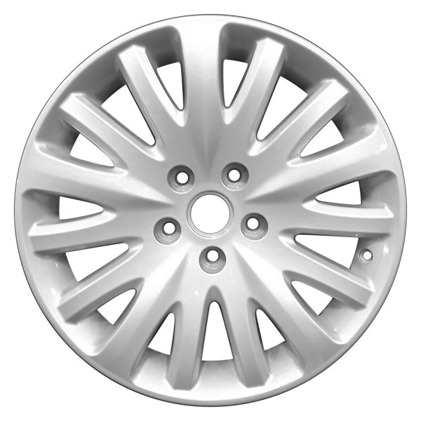 Perfection Wheel® - 17 x 7.5 5 W-Spoke Sparkle Silver Full Face Alloy Factory Wheel (Refinished)