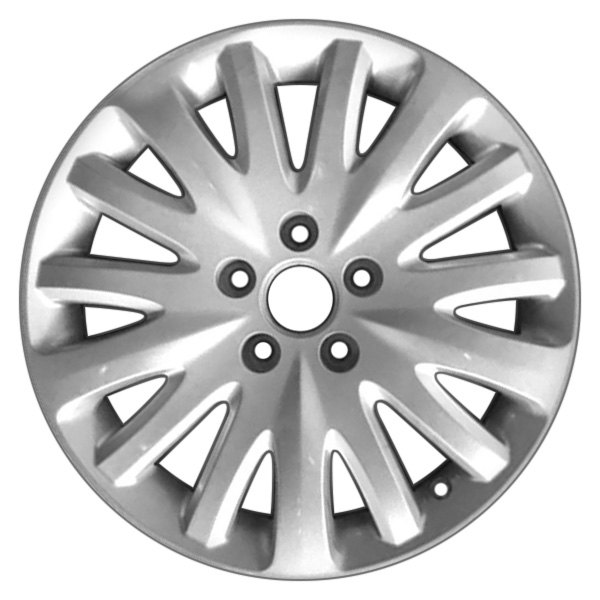 Perfection Wheel® - 17 x 7.5 5 W-Spoke Sparkle Silver Full Face Alloy Factory Wheel (Refinished)