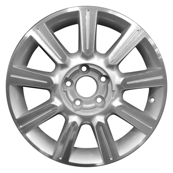 Perfection Wheel® - 17 x 7.5 9 I-Spoke Bright Sparkle Silver Machined Alloy Factory Wheel (Refinished)