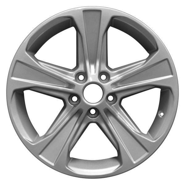 Perfection Wheel® - 18 x 8 5-Spoke Bright Sparkle Silver Full Face Alloy Factory Wheel (Refinished)